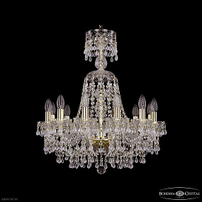 Хрустальная подвесная люстра Bohemia IVELE Crystal 1410/12/195/XL-67 G V0300