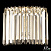 Бра хрустальное светодиодное APL LED Sicilia SH500.B7.25-20.A.Gd.3000