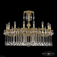 Большая хрустальная люстра Bohemia Ivele Crystal 75102/16/360 A G
