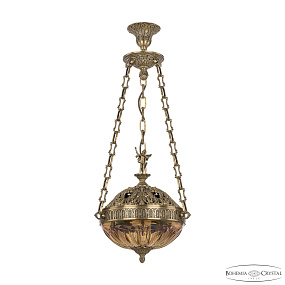 Подвесной светильник Bohemia Ivele Crystal 71000P/30AZ FP Amber/M-1H FA5S