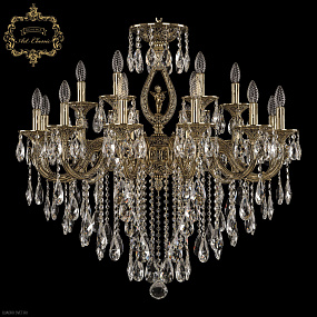 Большая хрустальная люстра Bohemia Art Classic 31.1401.12+6.300.B.GB.FA10M