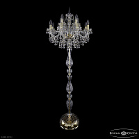 Торшер с хрусталем Bohemia IVELE Crystal 1409T1/8+4/195-165 G