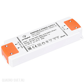 Блок питания диммируемый Arlight ARV-SN24050-PFC-TRIAC-B (24V, 2.1A, 50W)