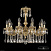 Подвесная хрустальная люстра Bohemia Ivele Crystal 75101/10/210 A G