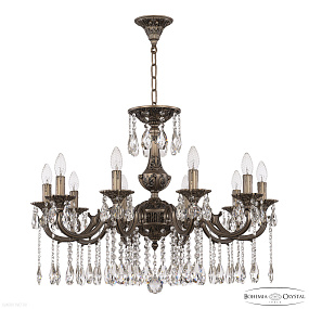 Хрустальная подвесная люстра Bohemia IVELE Crystal AL78101/10/250 A SGB