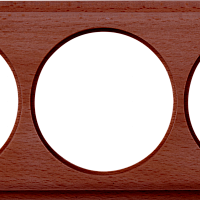 Рамка на 3 поста (итальянский орех) Werkel WL15-frame-03