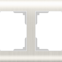 Рамка на 2 поста (перламутровый) Werkel WL12-Frame-02