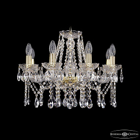 Хрустальная подвесная люстра Bohemia IVELE Crystal 1413/8/200/G