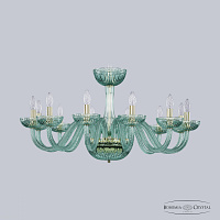 Хрустальная подвесная люстра Bohemia IVELE Crystal 1310/12/300 G Bi/Birusa/M-1G
