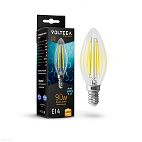 Лампа светодиодная Voltega Candle 9W 300K Graphene 7134