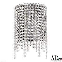 Бра хрустальное светодиодное APL LED Sicilia SH500.B5.20-32.B.Ni.4000