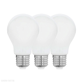 Комплект из 3х светодиодных ламп А60, 7W(E27), 2700K EGLO LM_LED_E27 12809