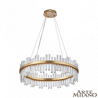 Подвесная хрустальная светодиодная люстра Arte Milano 312033/D800 BS