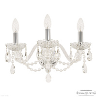 Бра хрустальное Bohemia IVELE Crystal 116B/3/165 Ni