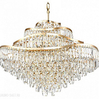 Большая хрустальная люстра Odeon Light WAYTA 5073/25