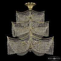 Большая хрустальная люстра Bohemia IVELE Crystal 77181/65/3d G