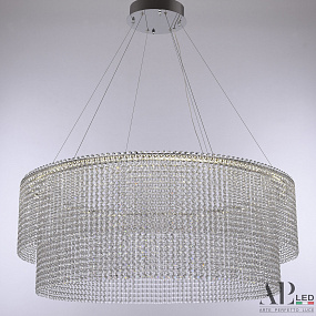Большая хрустальная светодиодная люстра APL LED Sicilia SH02.93.C.Ni.4000