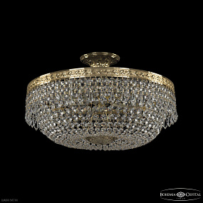 Хрустальная потолочная люстра Bohemia IVELE Crystal 19011/45IV G