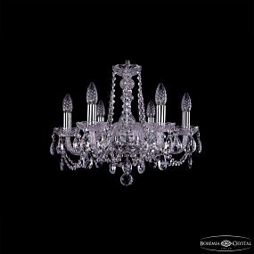 Хрустальная подвесная люстра Bohemia IVELE Crystal 1402/6/160/Ni
