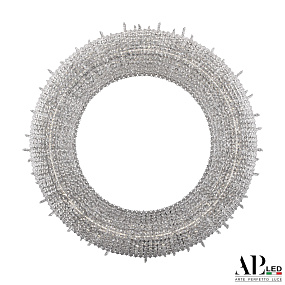Хрустальная потолочная светодиодная люстра APL LED Rimini S502.0.80.B.3000