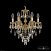 Подвесная хрустальная люстра Bohemia Ivele Crystal 75102/6/125 B G