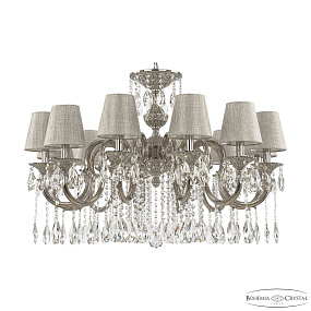 Подвесная хрустальная люстра Bohemia Ivele Crystal Verona 72203/12/300 A Ni ST2