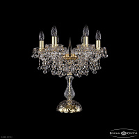 Настольная лампа с хрусталем Bohemia IVELE Crystal 1409L/6/141-47 G