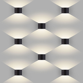 Уличный настенный светодиодный светильник Elektrostandard 1518 TECHNO LED BLADE черный