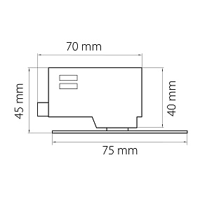 Трековое крепление с 3-фазным адаптером к 21381х/21481х БЕЛЫЙ Lightstar Asta 594060