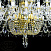 Люстра большая ARTGLASS SARA XXXVI. 1400x1500 CE
