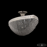 Большая хрустальная люстра Bohemia IVELE Crystal 19323/90IV Ni