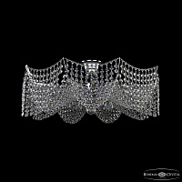 Хрустальная потолочная люстра Bohemia IVELE Crystal 77081/58 Ni