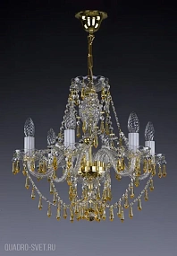 Подвесная хрустальная люстра ArtGlass SULIKA VI. CE - 3003