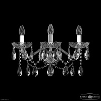 Бра хрустальное Bohemia IVELE Crystal 1413B/3/200/XL Ni