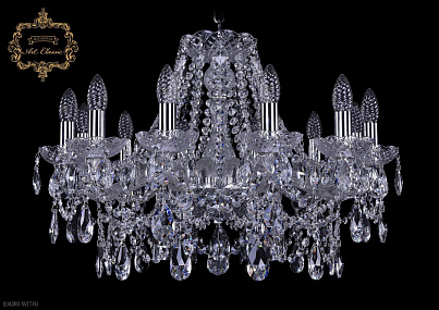 Хрустальная подвесная люстра Bohemia Art Classic 11.25.12.220.Cr.Sp