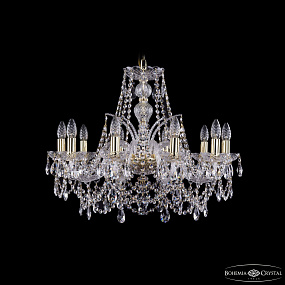 Хрустальная подвесная люстра Bohemia IVELE Crystal 1411/10/240/G