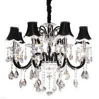 Подвесная люстра Lumina Deco DENICA LDP 66249-8 BK