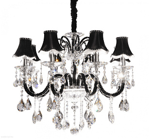 Подвесная люстра Lumina Deco DENICA LDP 66249-8 BK