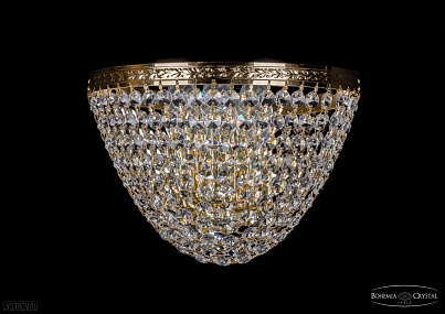 Бра хрустальное Bohemia IVELE Crystal 1925/3W/G