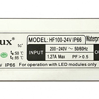 Блок питания для светодиодной ленты IP67, 100Вт, DC24В, 4,2А Donolux HF100-24V IP67