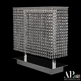 Хрустальная светодиодная настольная лампа APL LED Rimini S500.L1.40.A.4000