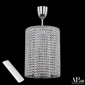 Хрустальный светодиодный подвесной светильник APL LED Sicilia SH01.25.A.LED -DIM.Ni.Tube