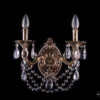 Бра литое с хрусталем Bohemia IVELE Crystal 1702B/2/175 C/FP