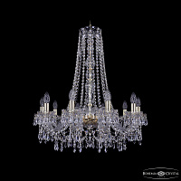 Хрустальная подвесная люстра Bohemia IVELE Crystal 1403/10/240/h-76 G