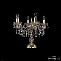 Настольная лампа с хрусталем Bohemia IVELE Crystal 1403L/4/141-39 G