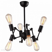Подвесная люстра Arte Lamp A9190LM-6BK