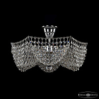 Хрустальная потолочная люстра Bohemia IVELE Crystal 77081/42 Ni