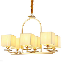Подвесная люстра Lumina Deco LINIANO LDP 17100-6 GD