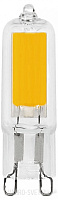Лампа светодиодная Gauss LED G9 AC220-240V 4.5W 380lm 3000K стекло LED 107809104