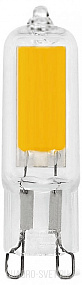 Лампа светодиодная Gauss LED G9 AC220-240V 4.5W 380lm 3000K стекло LED 107809104